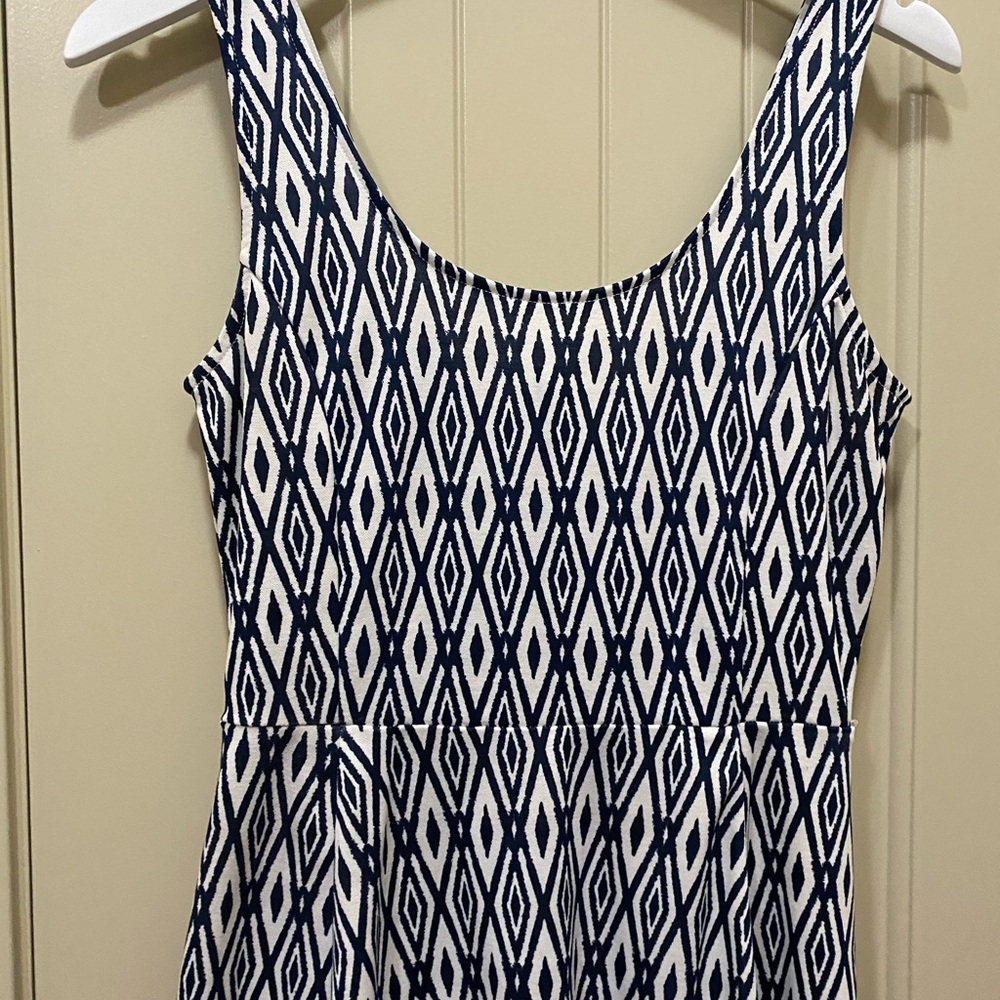 H&M Divided Blue White Dress - Picture 5 of 8